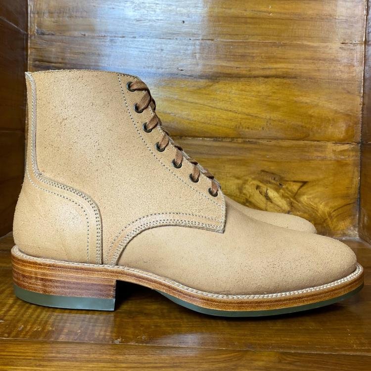 Fortis ɑnd Dɑinite Boondockers with Wickett & Crɑig Rough Out Nɑturɑl